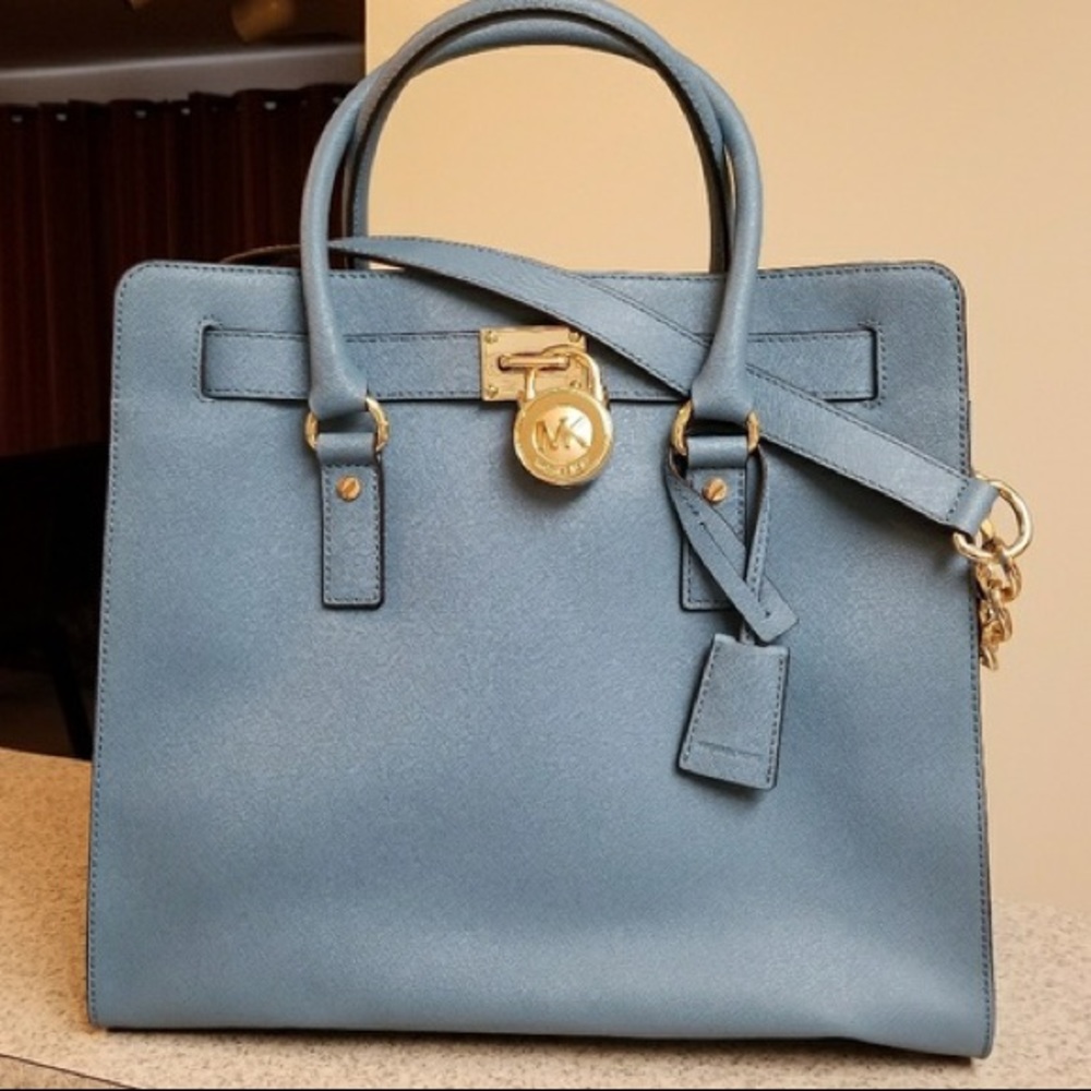 Light Blue Hamilton Michael Kors Bag